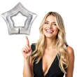 balon foliowy gwiazda jumbo srebrny flexmetal 37 str