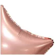 balon foliowy gwiazda matowa rozowe zloto godan 19 str