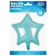 balon foliowy gwiazda niebieski jasny metalik godan 19 str
