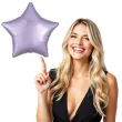 balon foliowy gwiazda satynowa liliowy amscan 17 str