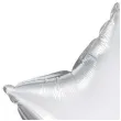 balon foliowy gwiazda srebrny chrom qualatex 20 str