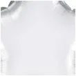 balon foliowy gwiazda srebrny chrom qualatex 20 str
