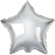 balon foliowy gwiazda srebrny godan 18 str