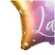 balon foliowy gwiazda sto lat teczowy partydeco 18 5 str