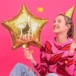 balon foliowy gwiazda sto lat zloty partydeco 18 5 str
