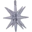 balon foliowy gwiazda z kolcami srebrny amscan 19 shp