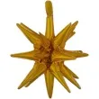 balon foliowy gwiazda z kolcami zloty amscan 19 shp