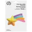 balon foliowy gwiazda z teczowym ogonem godan 30 shp