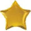 balon foliowy gwiazda zloty satynowy godan 19 str