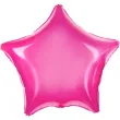 balon foliowy gwiazdka rozowy transparentny partydeco 19 str
