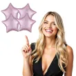 balon foliowy gwiazdy satynowe rozowy godan 19 4 szt