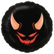 balon foliowy halloween demon czarny 18 rnd