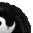 balon foliowy halloween duch czarny 18 rnd