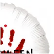 balon foliowy halloween krwawa reka bialy 18 rnd