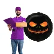 balon foliowy halloween straszna dynia czarny 18 rnd