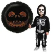 balon foliowy halloween zlowieszcza dynia czarny 18 rnd