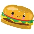 balon foliowy hamburger amscan 26 shp