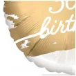 balon foliowy happy 30th birthday glamour dekoracja na 30 urodziny bialo zloty 18 rnd