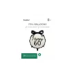 balon foliowy happy 60 kokardka dekoracja na 60 urodziny szescdziesiatke kremowy 20 9 shp