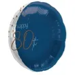 balon foliowy happy 80th niebieski folat 18 rnd