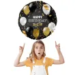 balon foliowy happy birhday urodziny czarny godan 18 rnd