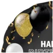 balon foliowy happy birhday urodziny czarny godan 18 rnd