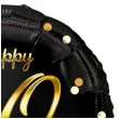 balon foliowy happy birthday 30 b c czarno zloty godan 18 rnd