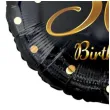 balon foliowy happy birthday 30 b c czarno zloty godan 18 rnd