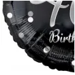 balon foliowy happy birthday 40 b c czarno srebrny godan 18 rnd