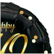 balon foliowy happy birthday 40 b c czarno zloty godan 18 rnd