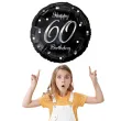 balon foliowy happy birthday 60 b c czarno srebrny godan 18 rnd