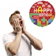 balon foliowy happy birthday bricks flexmetal 18 rnd