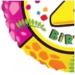 balon foliowy happy birthday cyfra 2 flexmetal 18 rnd