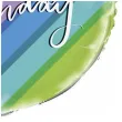 balon foliowy happy birthday dekoracja na urodziny teczowy unique 18 rnd