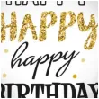 balon foliowy happy birthday dots bialo zloty folat 18 rnd