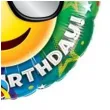 balon foliowy happy birthday emotka w okularach qualatex 18 rnd