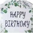 balon foliowy happy birthday eukaliptus jix 18 str