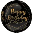balon foliowy happy birthday glamour amscan 16 orb
