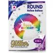 balon foliowy happy birthday glitter unicorn grabo 18 rnd