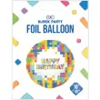 balon foliowy happy birthday klocki mix partypal 18 rnd