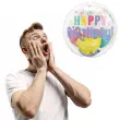 balon foliowy happy birthday konfetti dekoracja na urodziny amscan 20 rnd