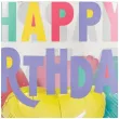 balon foliowy happy birthday konfetti dekoracja na urodziny amscan 20 rnd