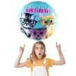 balon foliowy happy birthday koty w okularach jix 18 rnd