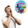 balon foliowy happy birthday koty w okularach jix 18 rnd