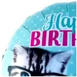 balon foliowy happy birthday koty w okularach jix 18 rnd