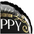 balon foliowy happy birthday limited edition dekoracja na urodziny czarny 18 rnd