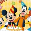 balon foliowy happy birthday mickey i przyjaciele amscan 18 rnd