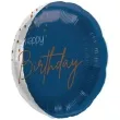 balon foliowy happy birthday niebieski folat 18 rnd