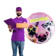 balon foliowy happy birthday psy w okularach jix 18 rnd