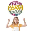 balon foliowy happy birthday retro bold folat 18 rnd